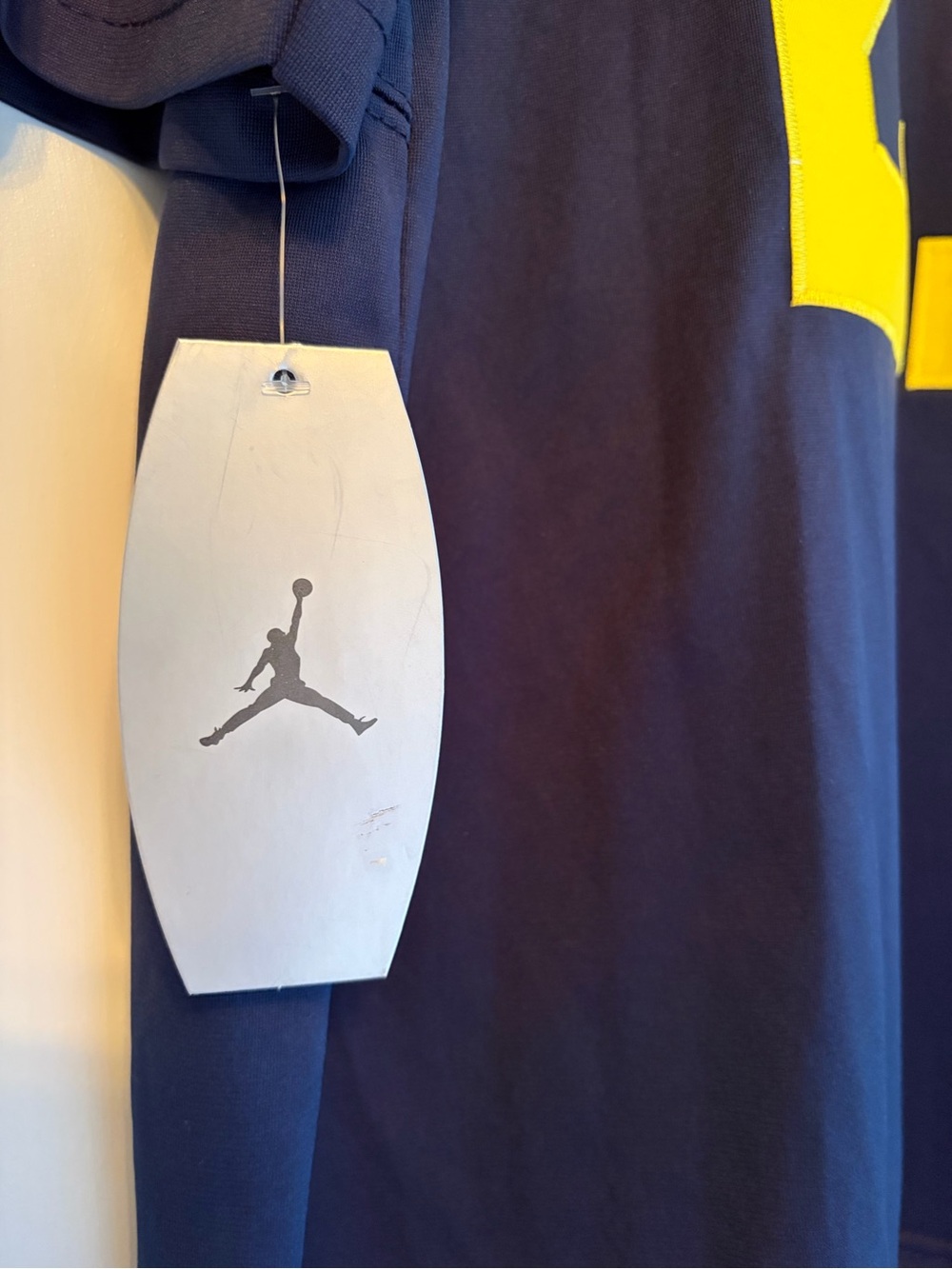 NWT University of Michigan Wolverines Howard Mens Jordan Football Jersey Sz L - Picture 6 of 8